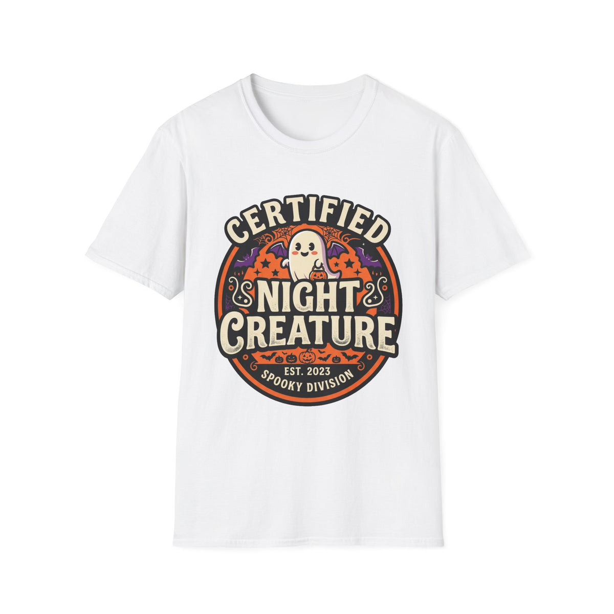 Certified Night Creature T-Shirt – Funny Halloween Bat Lover Tee - Trending Now - August 2026