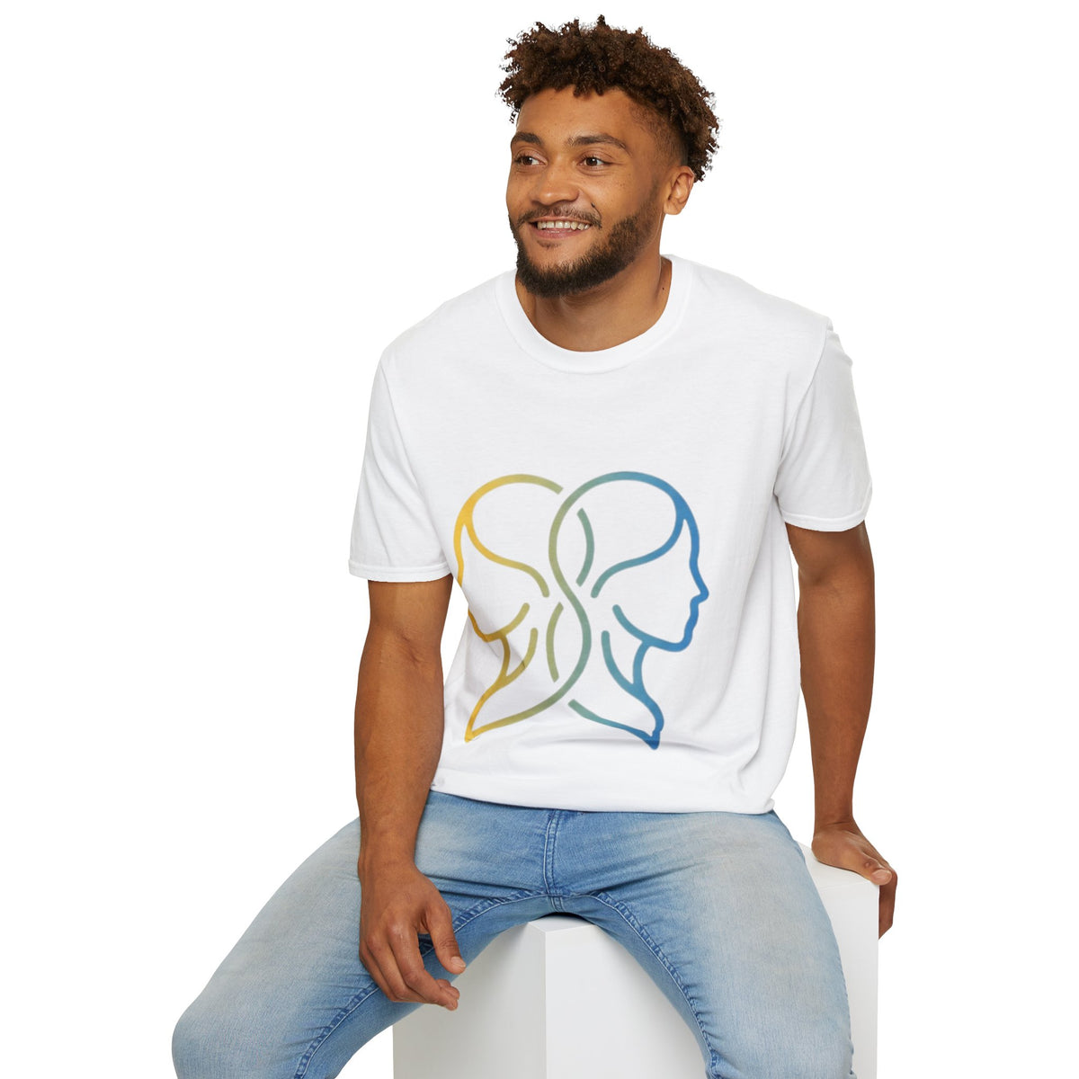 Gemini Zodiac Unisex Softstyle T-Shirt