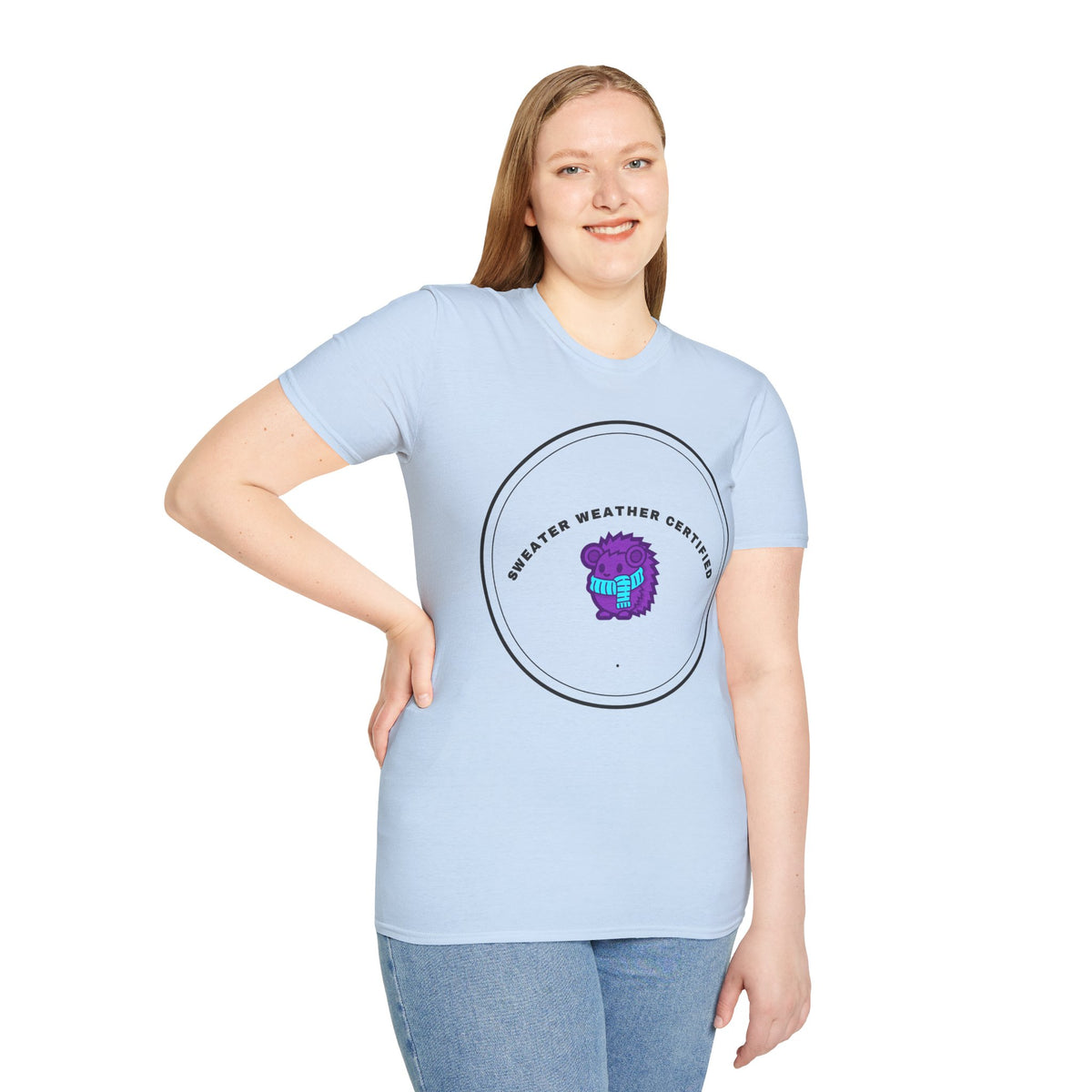 “Water Weather Certified” Graphic T-Shirt — Cute Purple Monster Badge Tee - Trending Now - September 2026