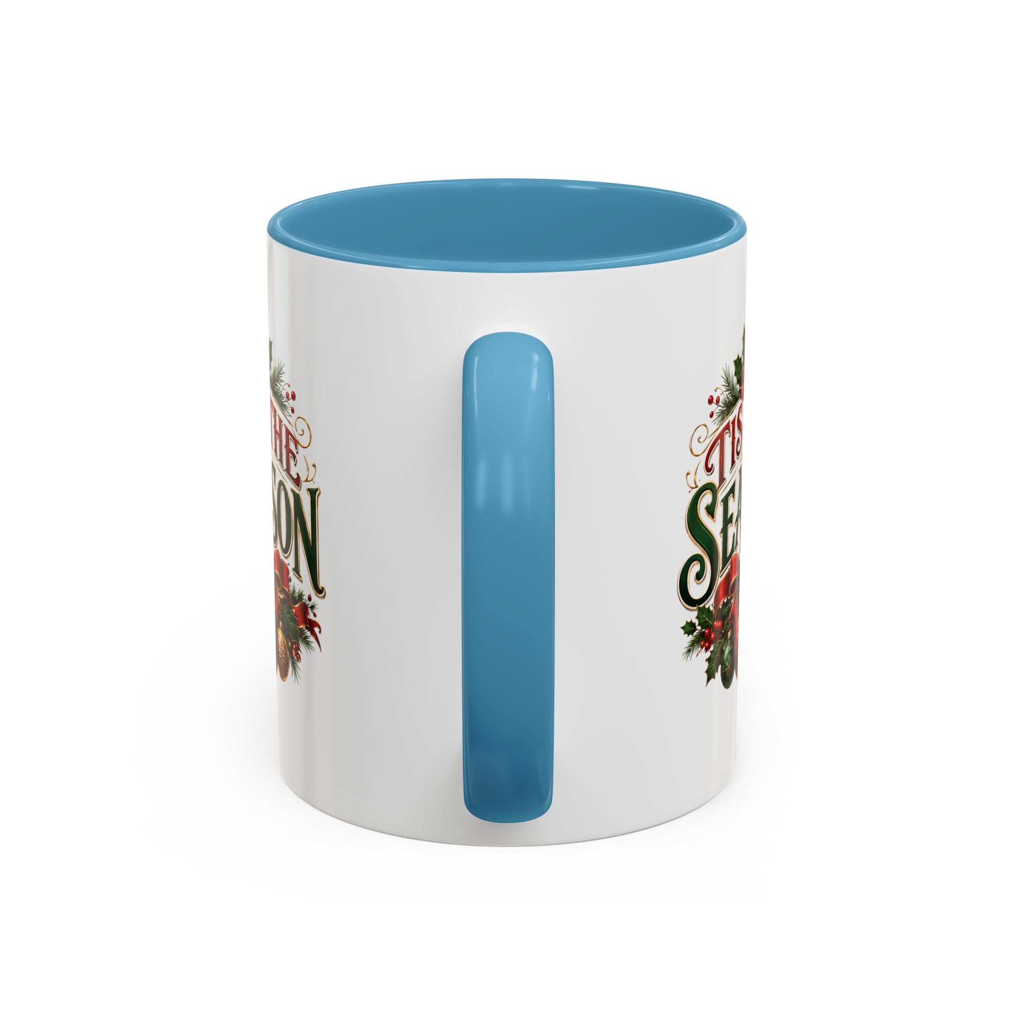 Tis The Season Accent Coffee Mug - Holiday Christmas Coffee Cup