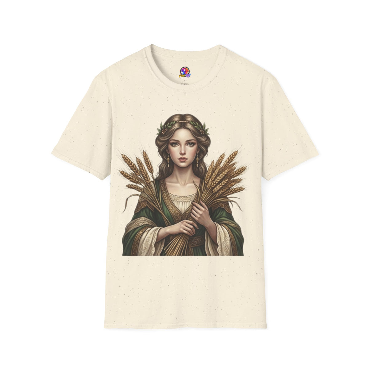 Goddess of Harvest T‑Shirt — Wheat Maiden Graphic Tee