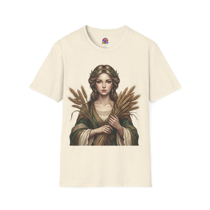Goddess of Harvest T‑Shirt — Wheat Maiden Graphic Tee