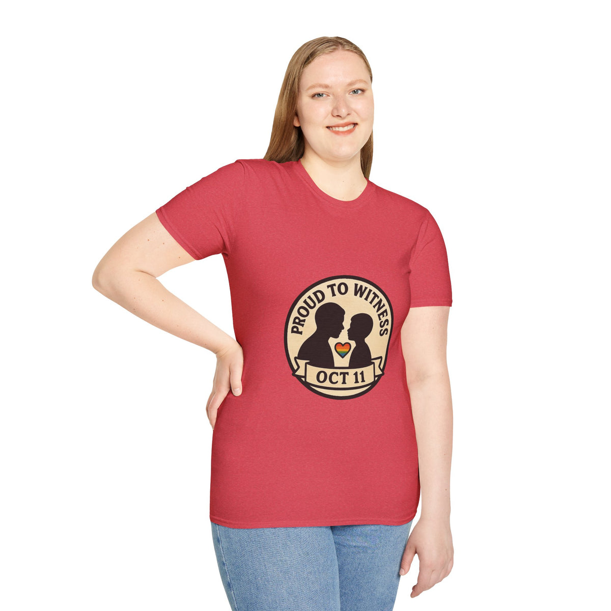 T-Shirt — Proud to Witness Oct 11 Badge Tee - Trending Now - October 2026