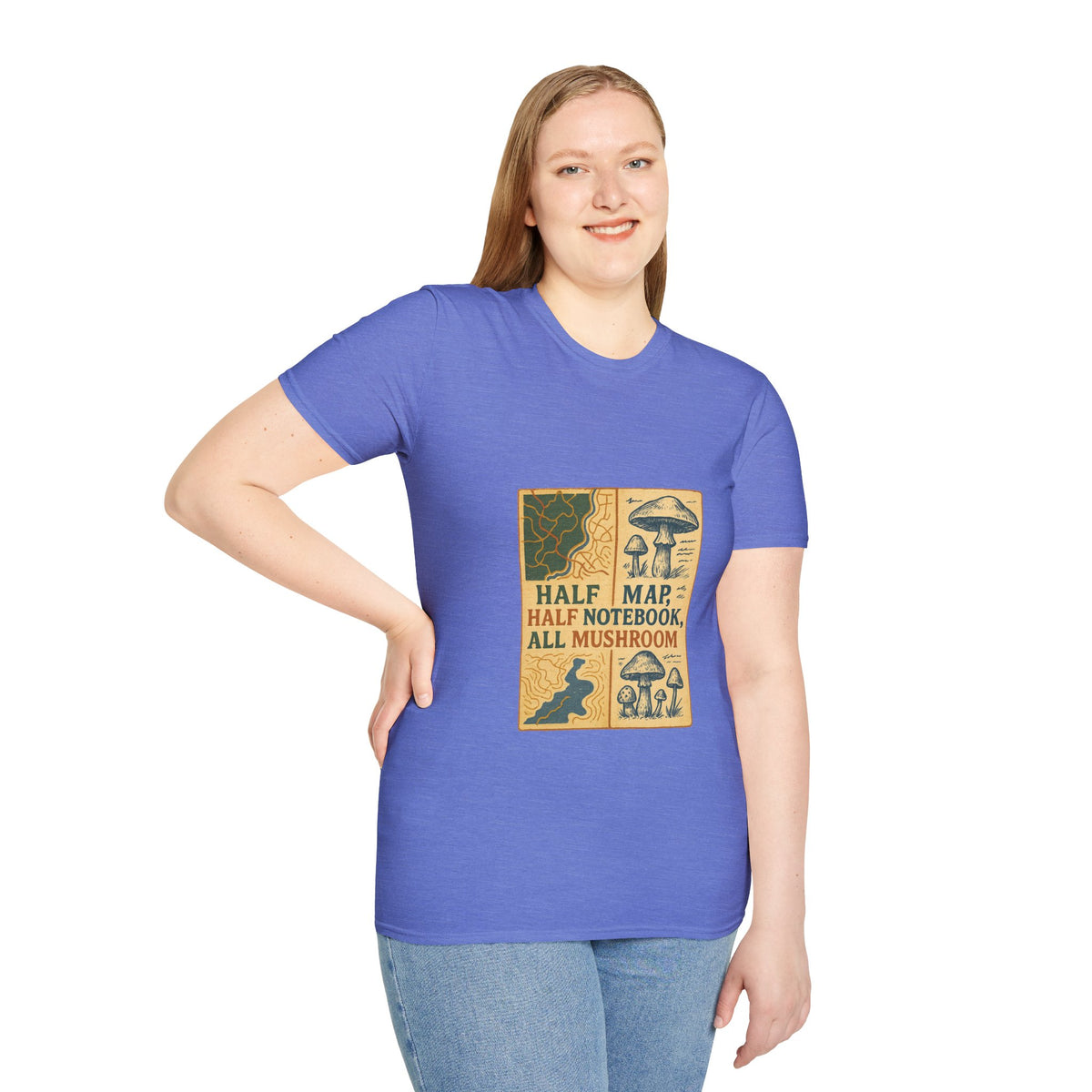 Mushroom Field Guide T-Shirt – Vintage “Half Map, Half Notebook, All Mushroom” Design - Trending Now - October 2026