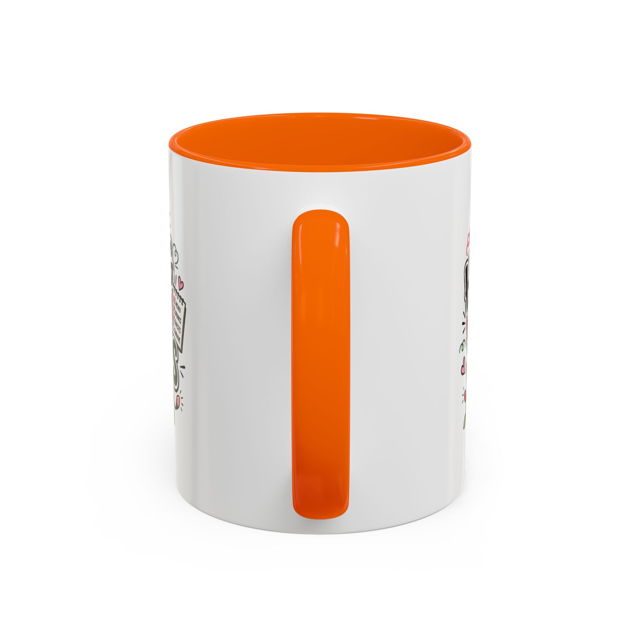 Modern Day Christmas Hosting Holiday Chaos Accent Coffee Mug — "Hosting Holiday Chaos" Funny Christmas Coffee Cup
