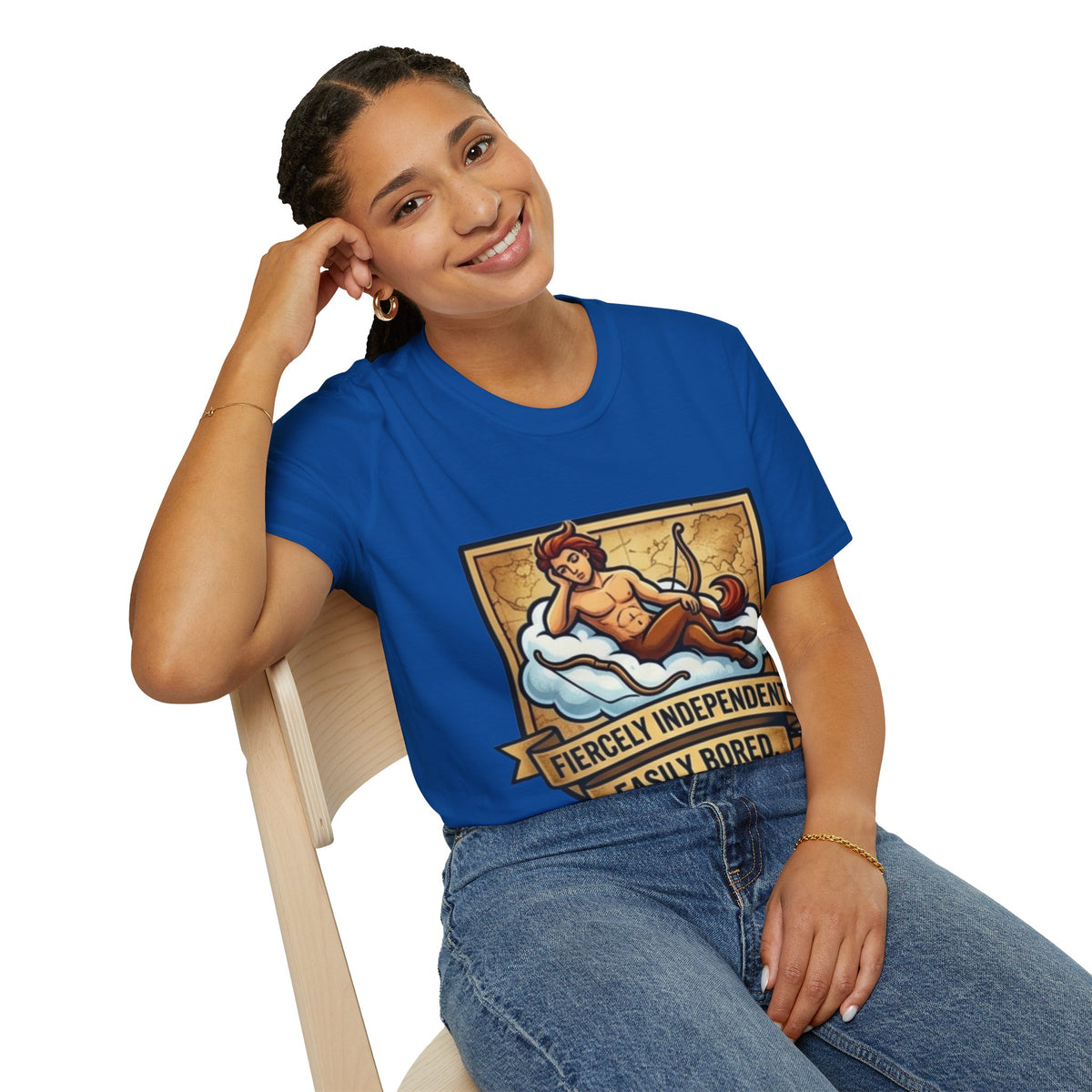 Sagittarius Zodiac T‑Shirt — Fiercely Independent, Easily Bored Astrology Tee