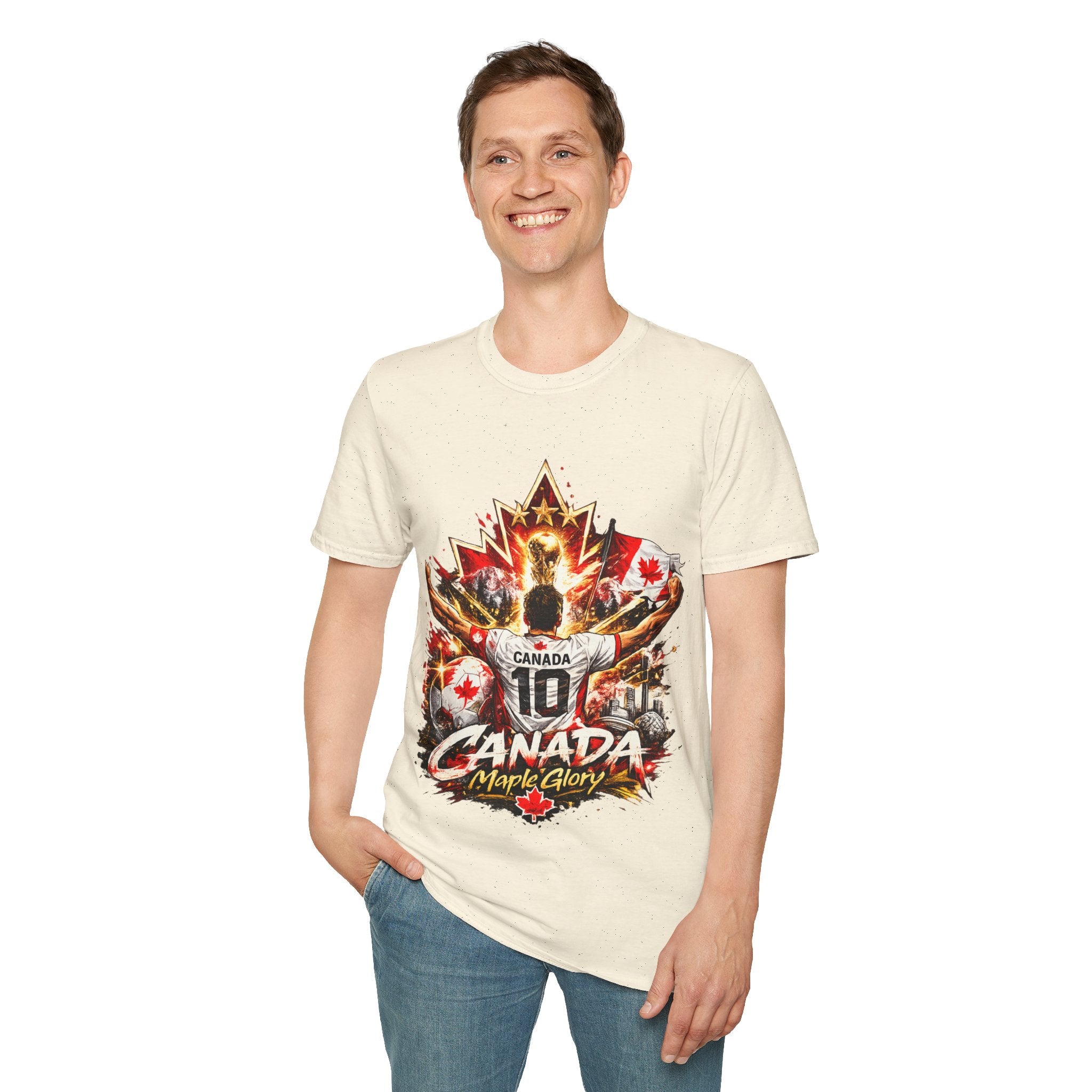 Canada Maple Glory T‑Shirt — Vintage Canadian Maple Leaf Graphic Tee