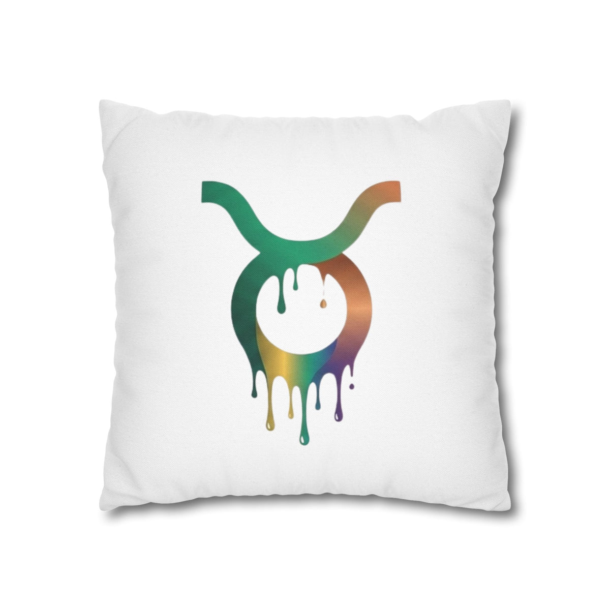 Taurus Drip Decorative Pillowcase — Zodiac Throw Pillow Cover