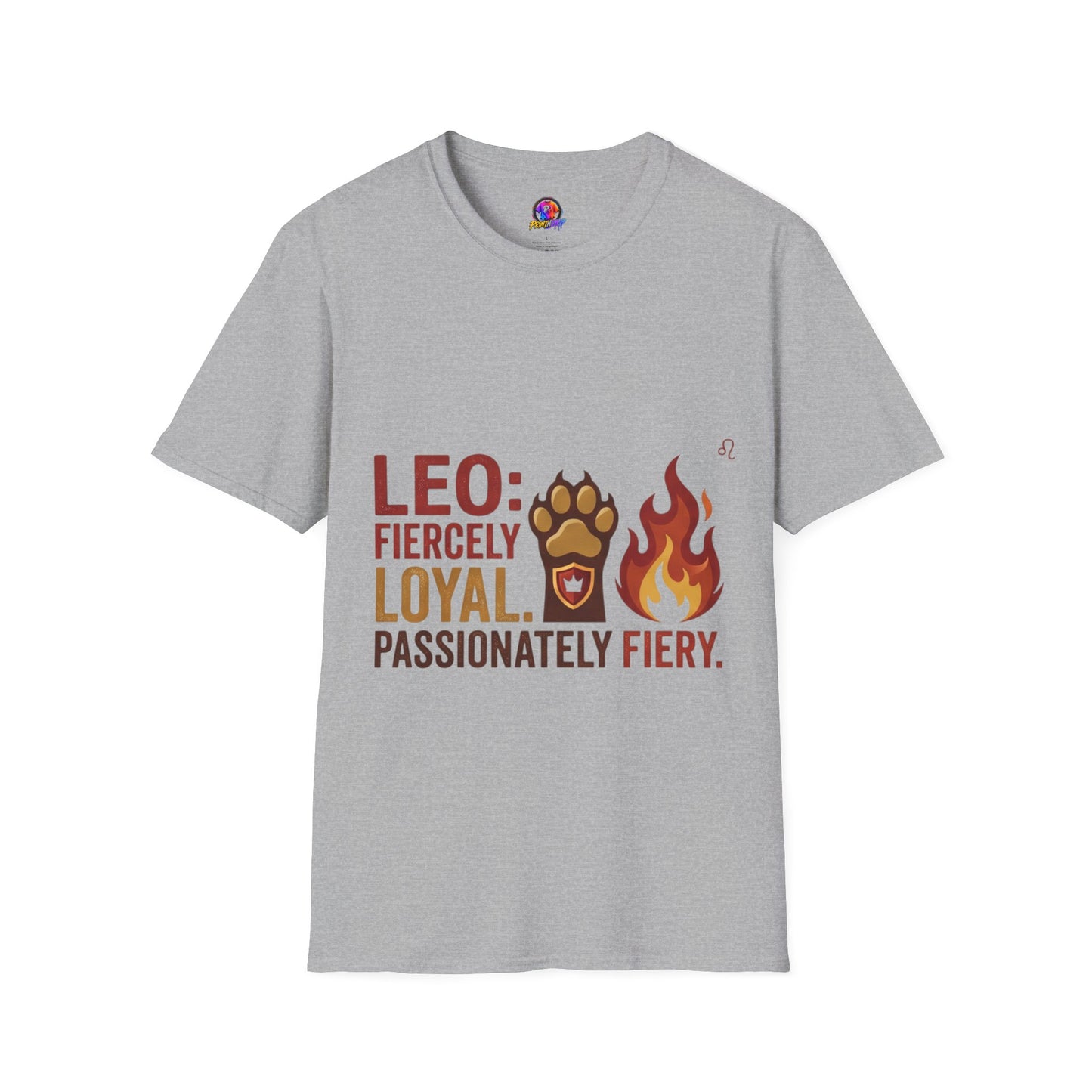 Leo Zodiac T-Shirt — Fiercely Loyal, Passionately Fiery Tee