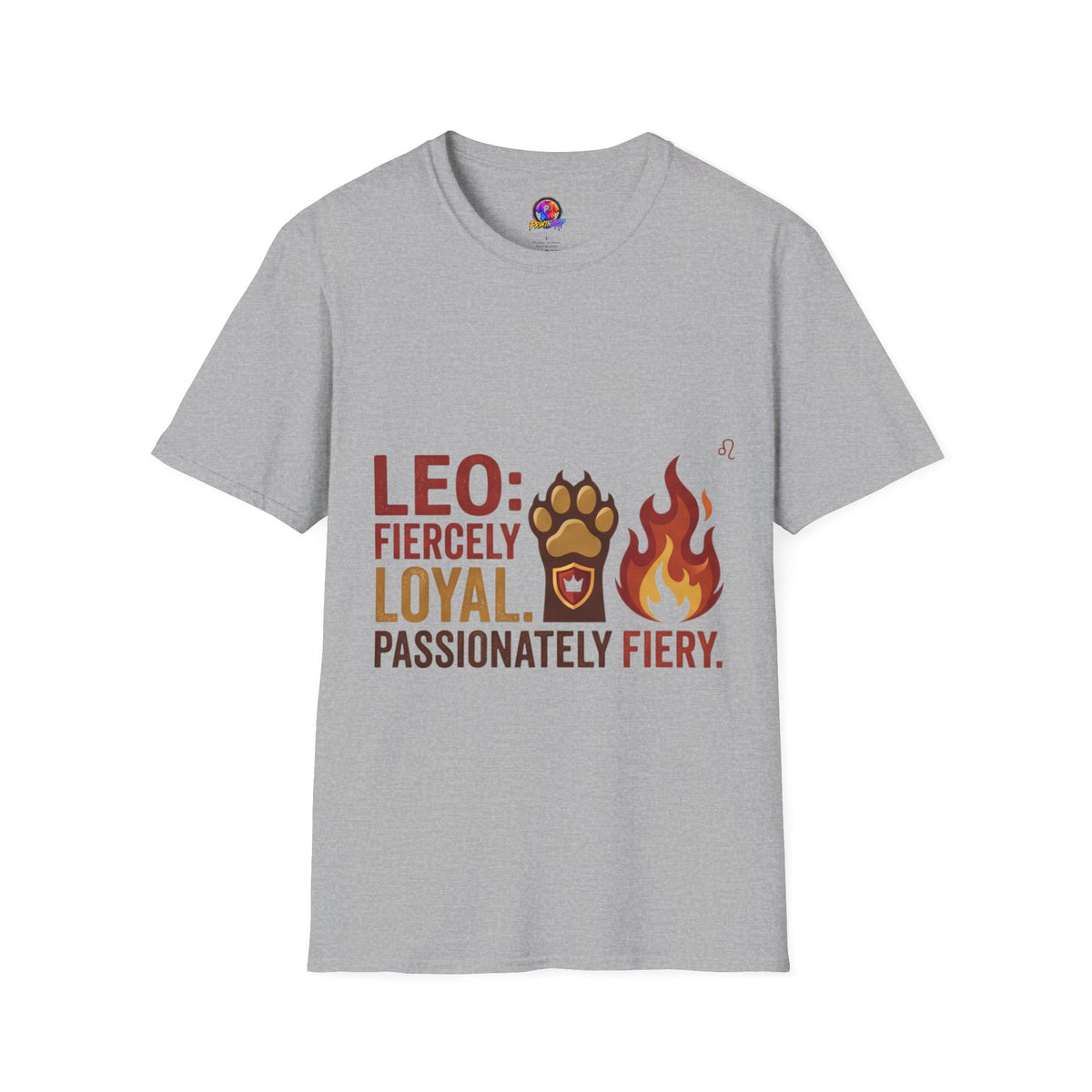 Leo Zodiac T-Shirt — Fiercely Loyal, Passionately Fiery Tee