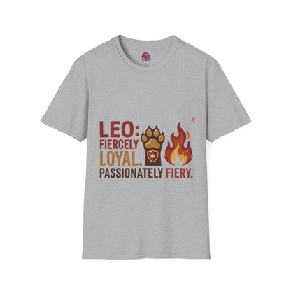 Leo Zodiac T-Shirt — Fiercely Loyal, Passionately Fiery Tee