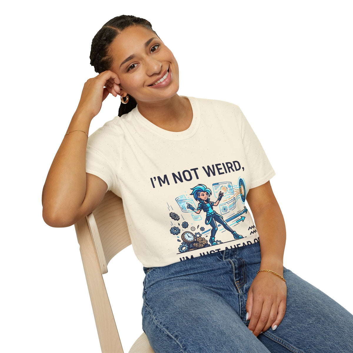 I'm Not Weird I'm Just Ahead Of My Time Aquarius T-Shirt