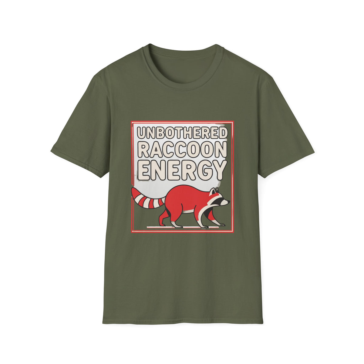 Raccoon T-Shirt — "Unbothered Raccoon Energy" Retro Graphic Tee - Trending Now - August 2026