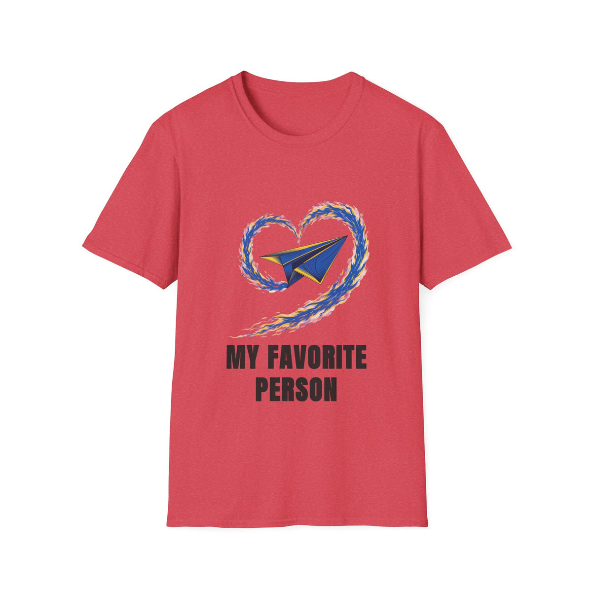 Paper Plane Heart T-Shirt — “My Favorite Person” Graphic Tee - Trending Now - August 2026