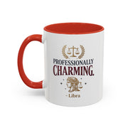 Libra 'Professionally Charming' Accent Coffee Mug — Zodiac Astrology Gift