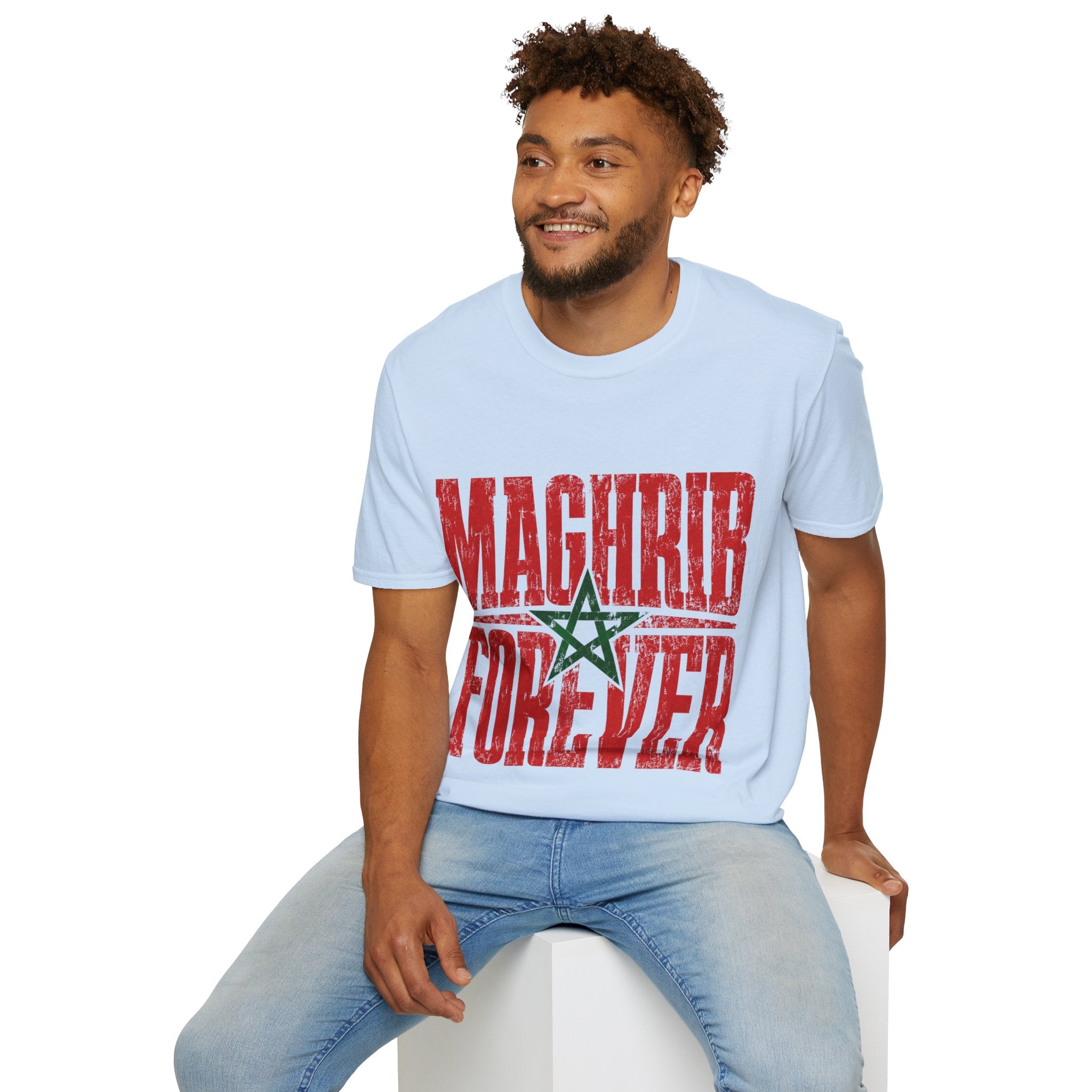 Morocco T-Shirt — Maghrib Forever Moroccan Flag Graphic Tee