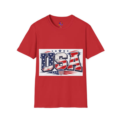 USA Flag Graphic T-Shirt — Patriotic American Pride Tee
