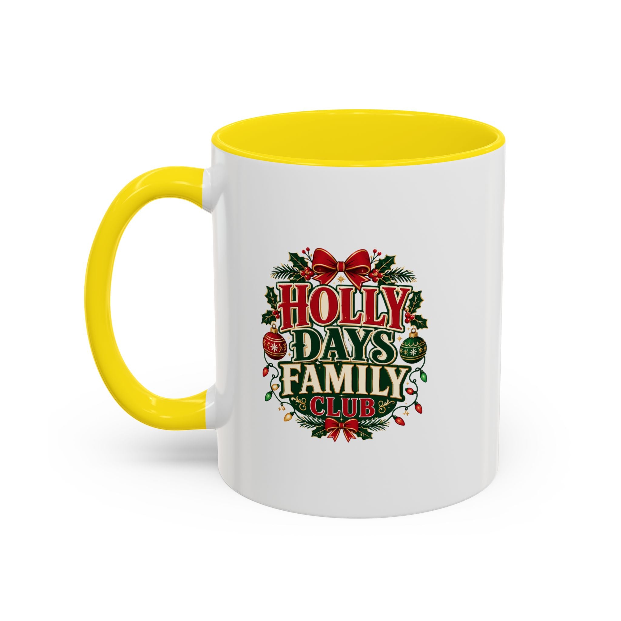 Accent Coffee Mug Holly Days Family