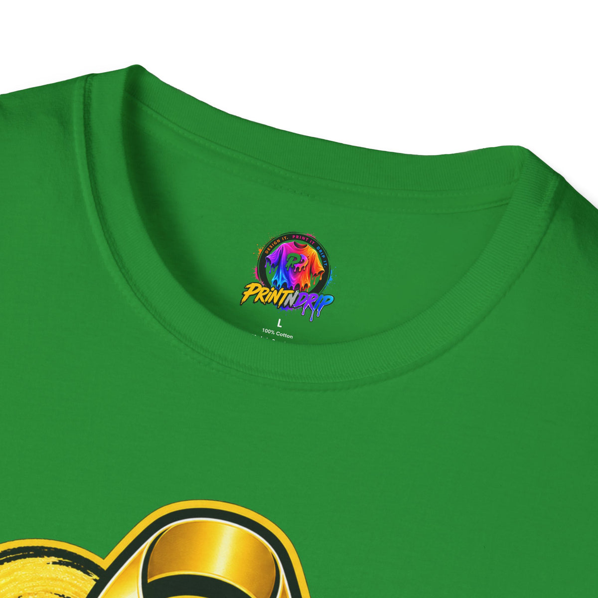 Gold September T-Shirt — Childhood Cancer Awareness Ribbon Tee