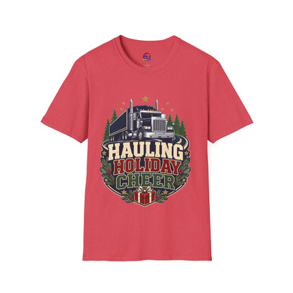 Christmas Truck T‑Shirt — "Hauling Holiday Cheer" Festive Trucker Tee