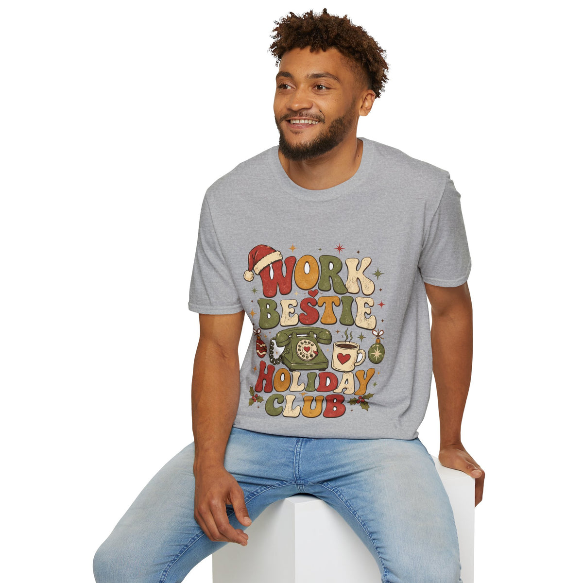 Work Bestie Holiday Club T-Shirt