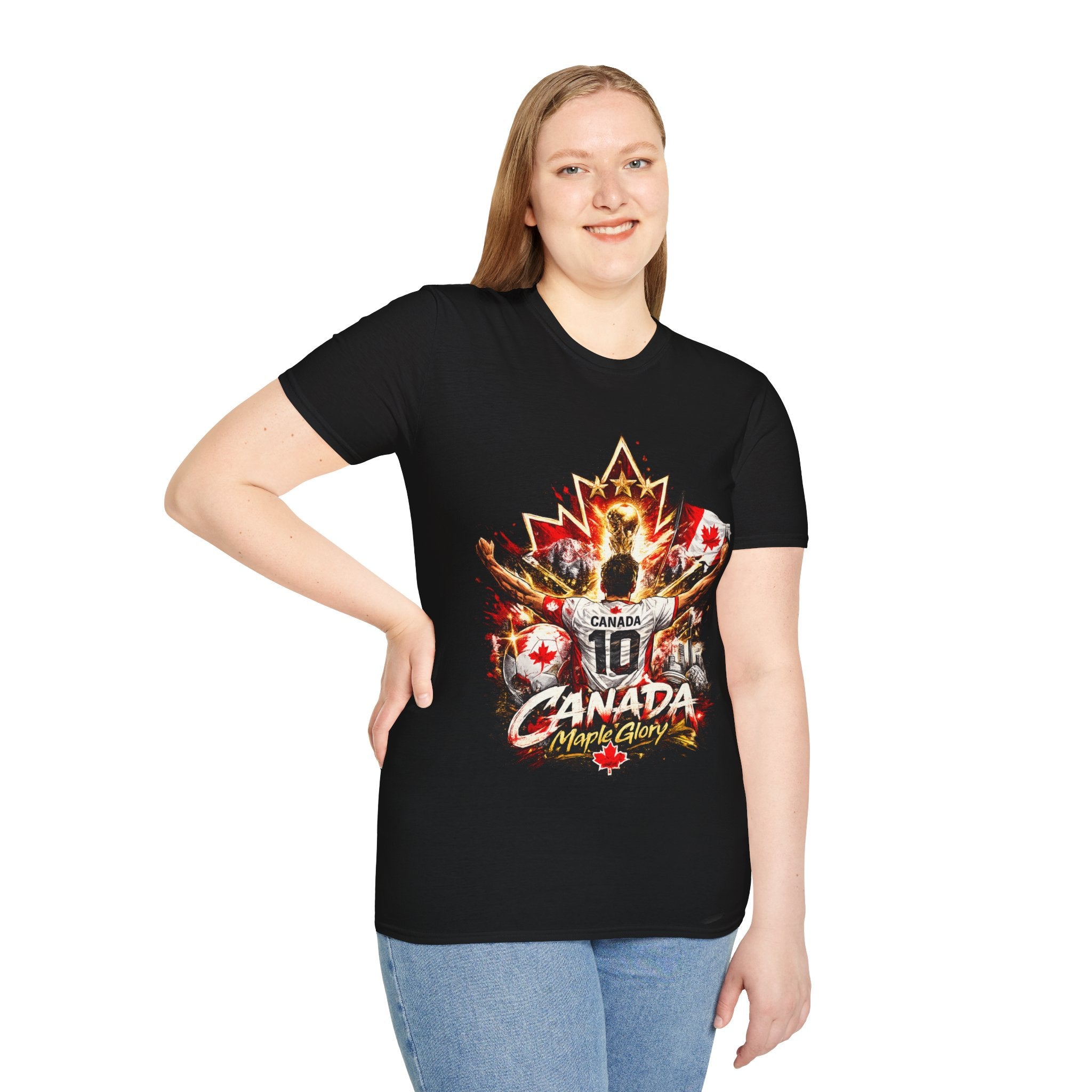 Canada Maple Glory T‑Shirt — Vintage Canadian Maple Leaf Graphic Tee