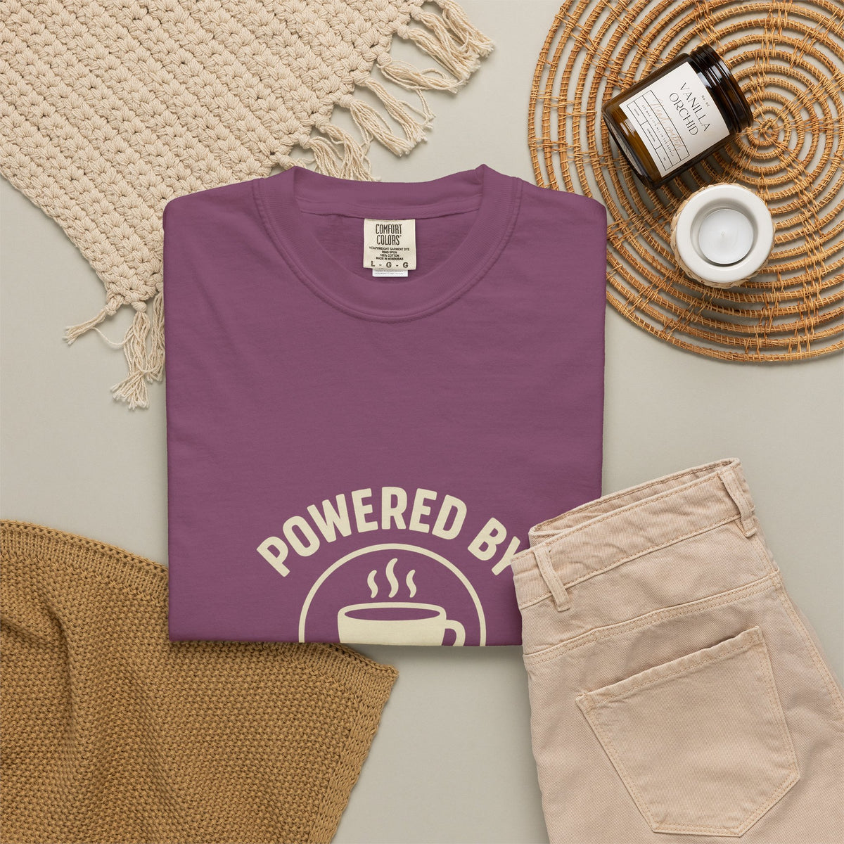 Christmas Baking T-Shirt — "Powered by Coffee and Christmas Baking"- Trending Now - October 2026