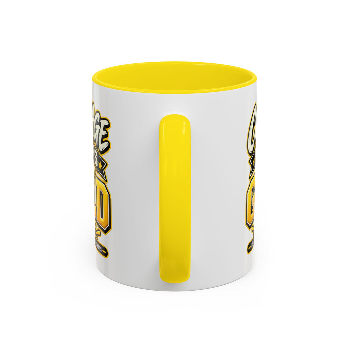 Courage Wears Gold Coffee Mug — Childhood Cancer Awareness Tea Cup