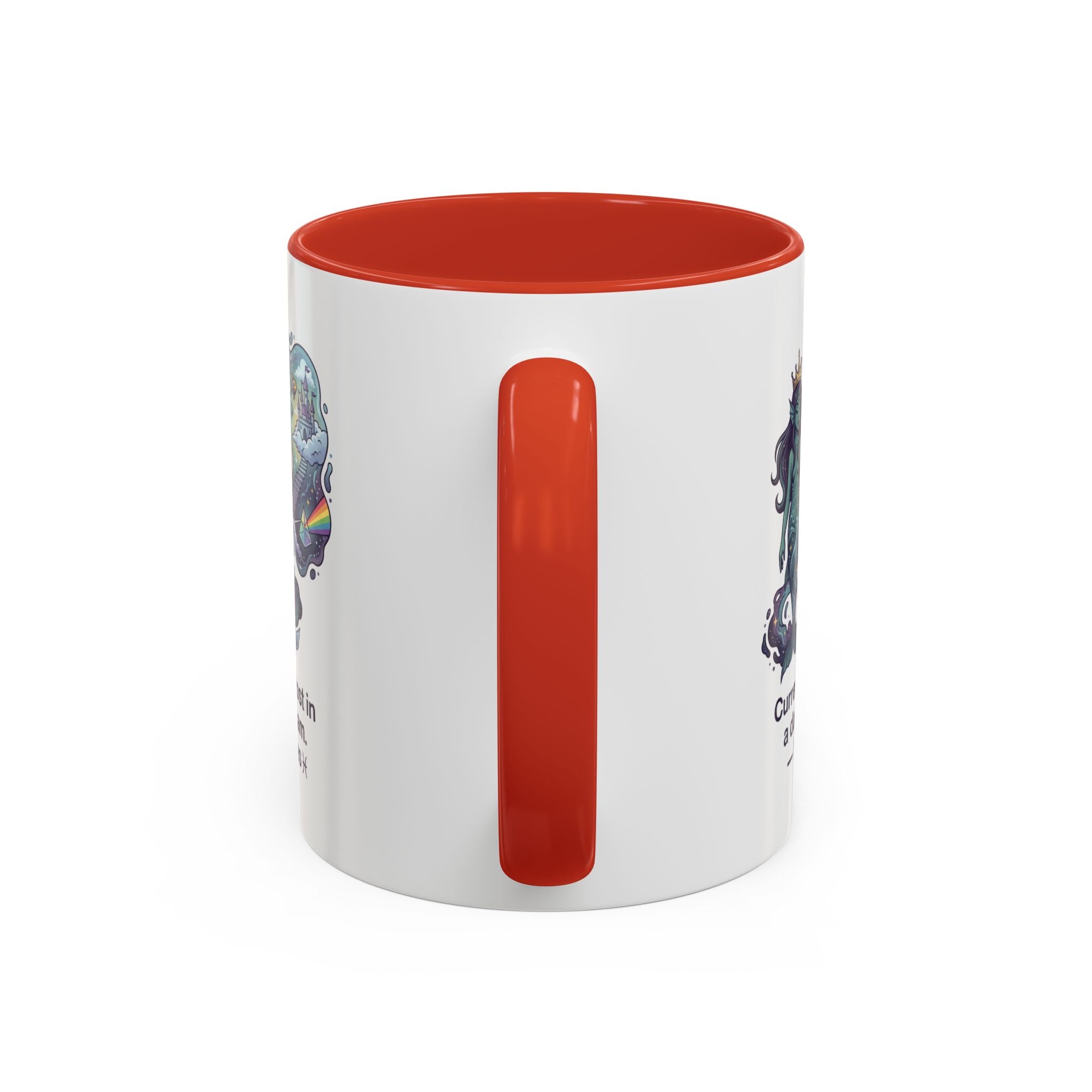 Pisces Daydream Accent Coffee Mug — "Currently lost in a daydream" Astrological Zodiac Gift