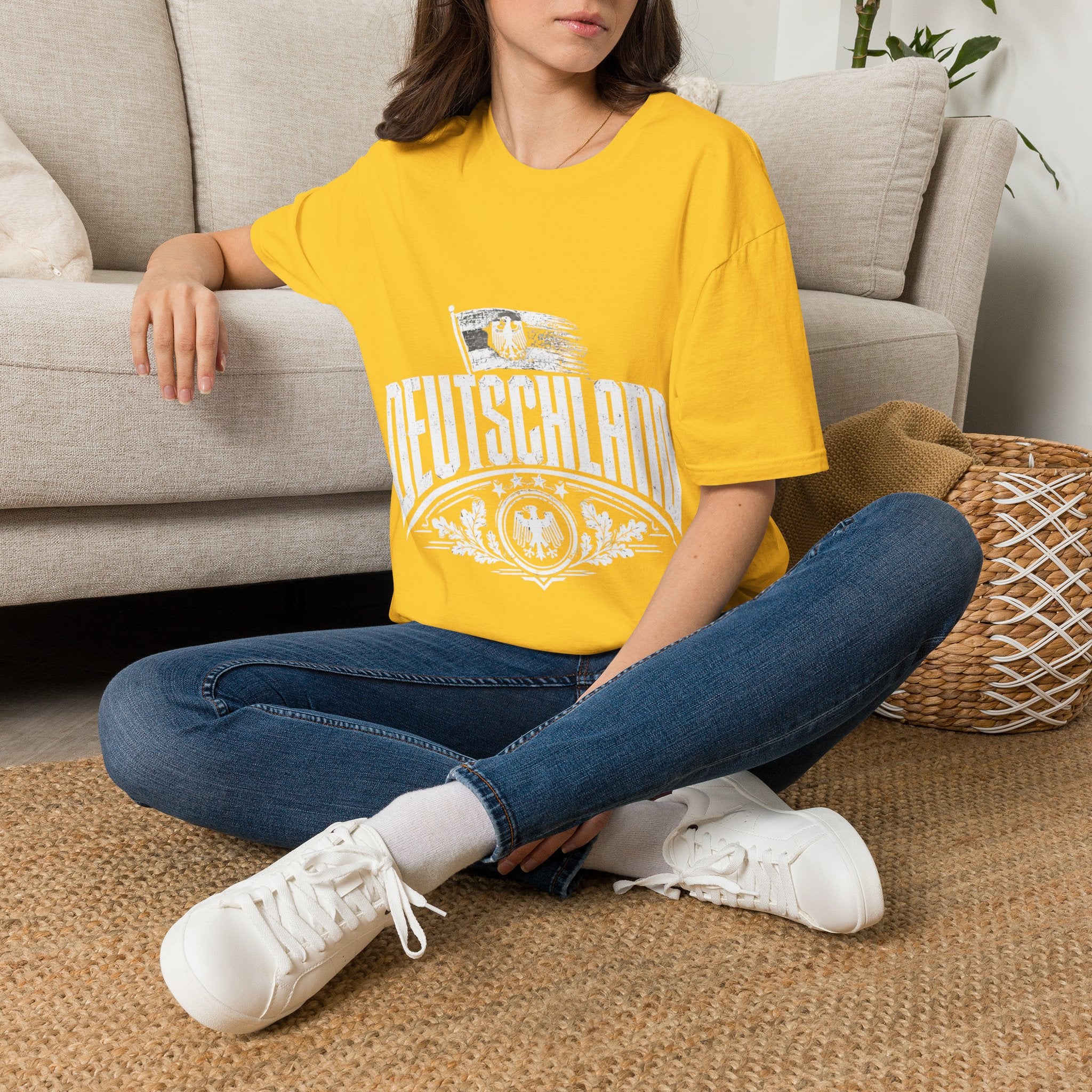 Germany Deutschland T-Shirt — Vintage German Crest Soccer Fan Tee