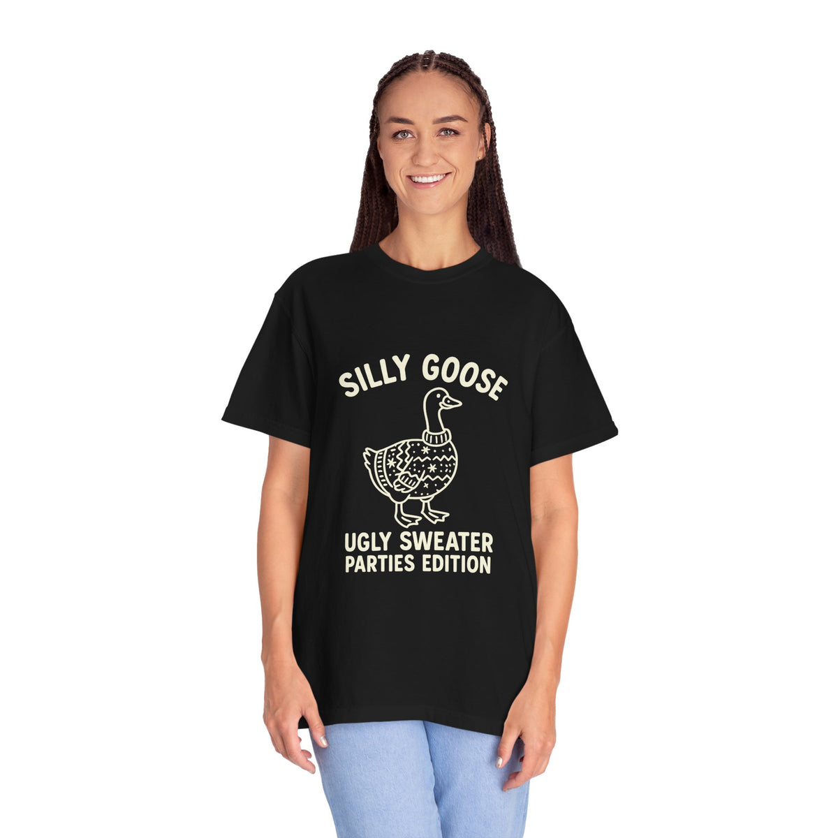 Silly Goose Ugly Sweater Parties Edition T-Shirt - Trending Now - October 2026