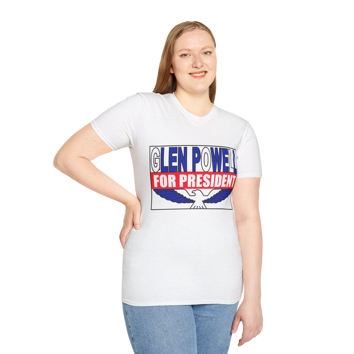 T-Shirt — Glen Powell For President Graphic Tee - Trending Now - August 2026