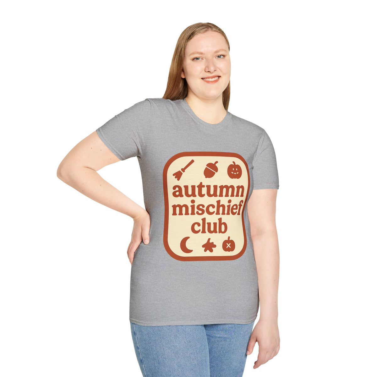 Autumn Mischief Club T-Shirt — Cozy Fall Graphic Tee - Trending Now - August 2026