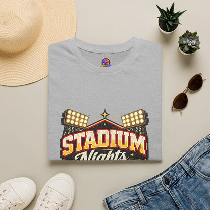 Stadium Nights T-Shirt — Vintage Sports Lights Graphic Tee