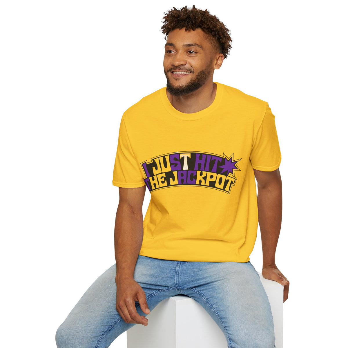 Just Hit the Jackpot T-Shirt — Retro Casino Graphic Tee - Trending Now - August 2026