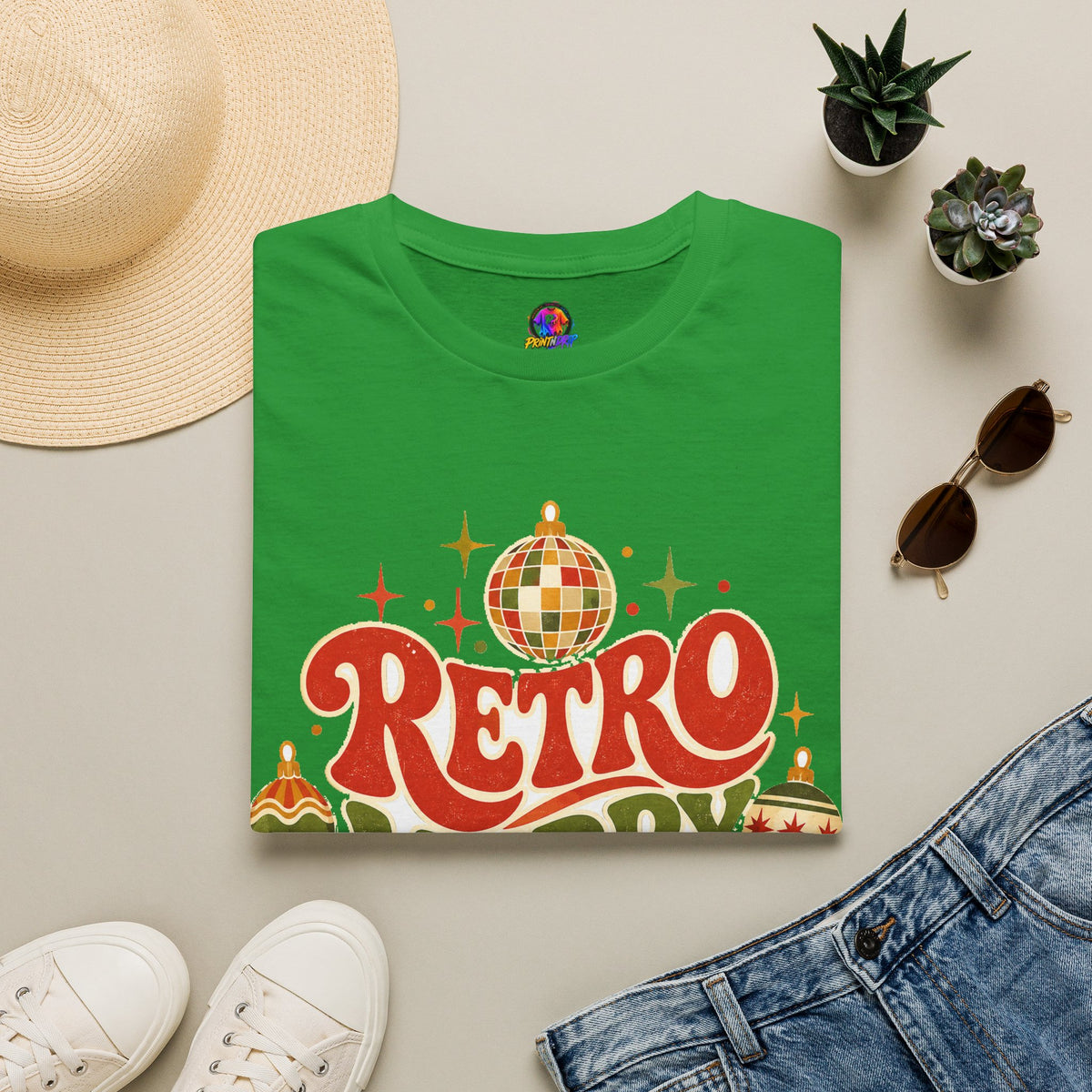 Retro Merry Energy T-Shirt