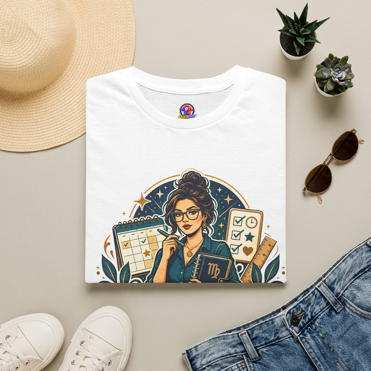 Virgo Planner T-Shirt — “Relax I Already Made A Plan For That” Astrological Tee