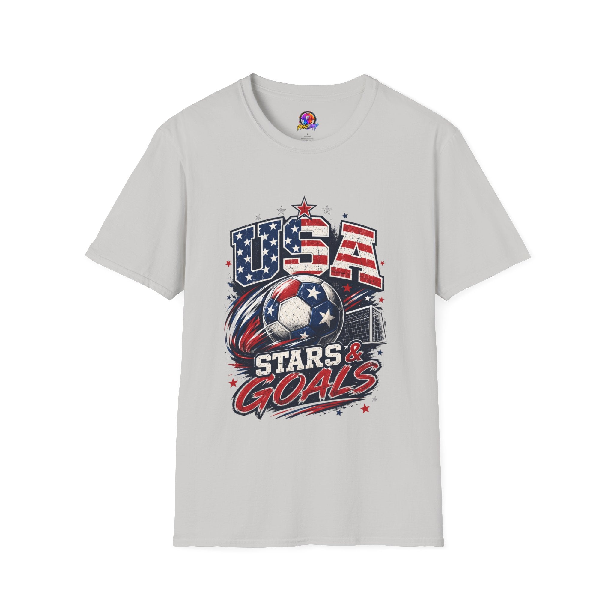 USA Stars & Goals Soccer T-Shirt