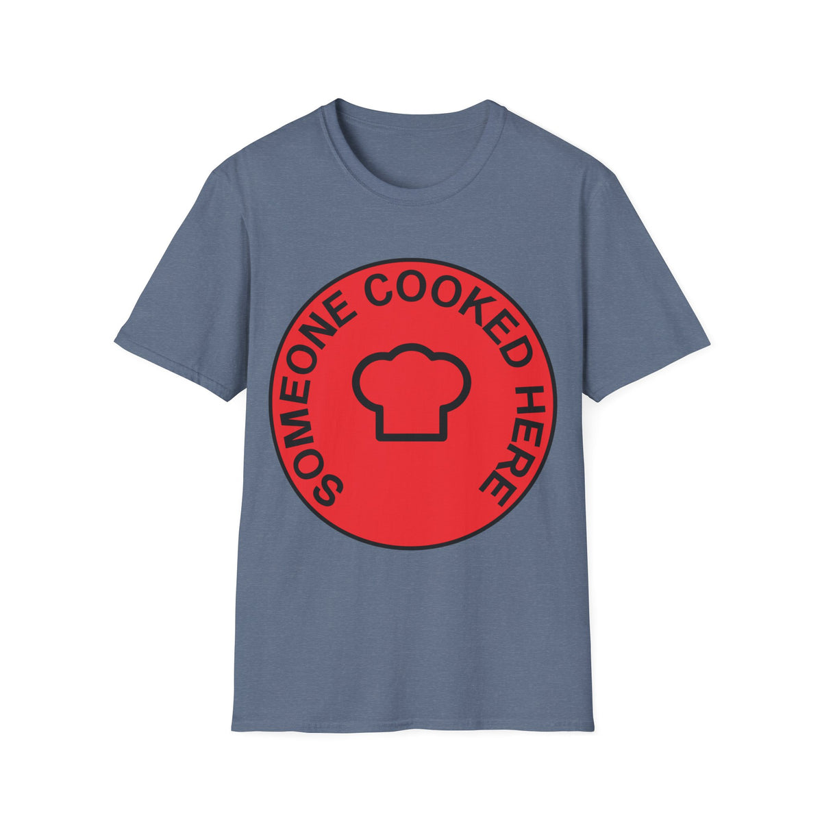 Someone Cooked Here Red Badge Tee - Funny Retro Chef Graphic T-Shirt - Trending Now - September 2026