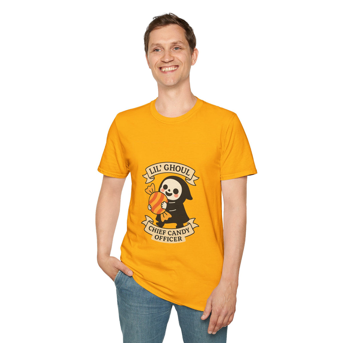 T-Shirt — 'Lil' Ghoul' Trick-or-Treat Candy Officer Halloween Tee - Trending Now - October 2026