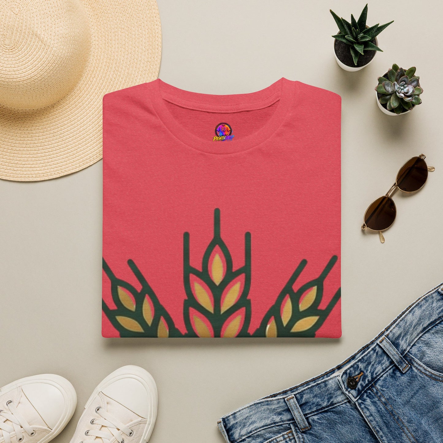 Wheat Field Graphic T-Shirt — Rustic Harvest Farmwear