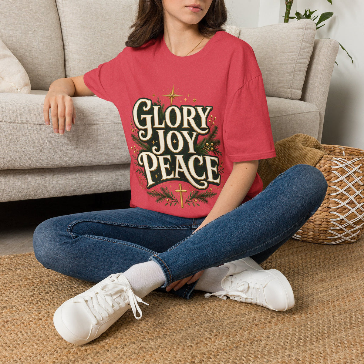 Glory Joy Peace Christmas T-Shirt