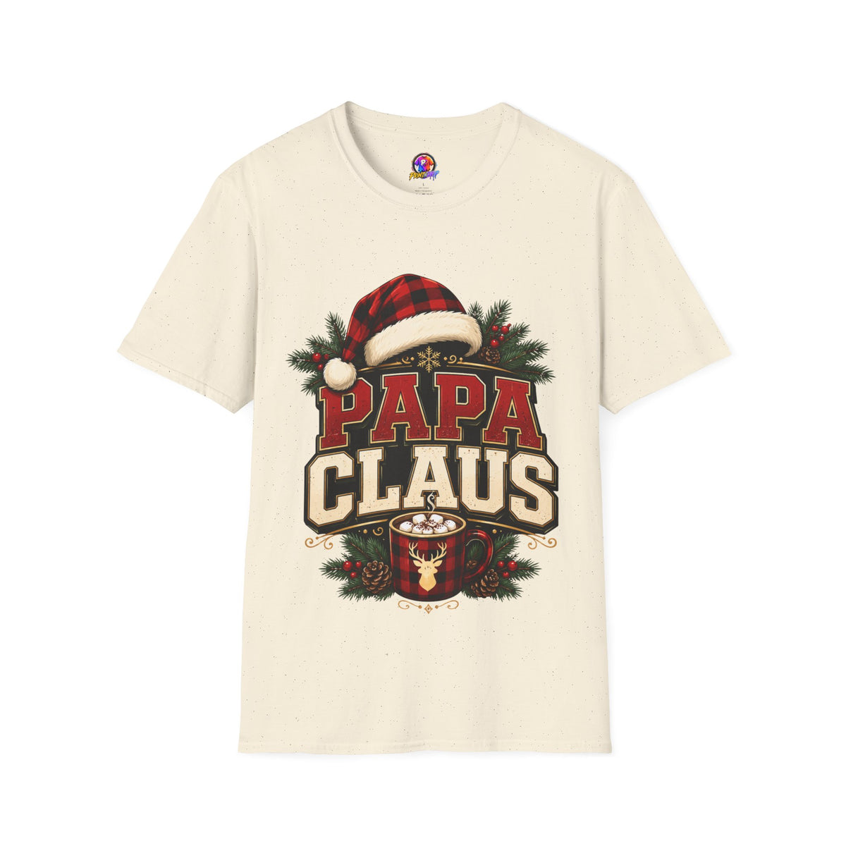 Papa Claus T-Shirt — Festive Holiday Dad Christmas Tee