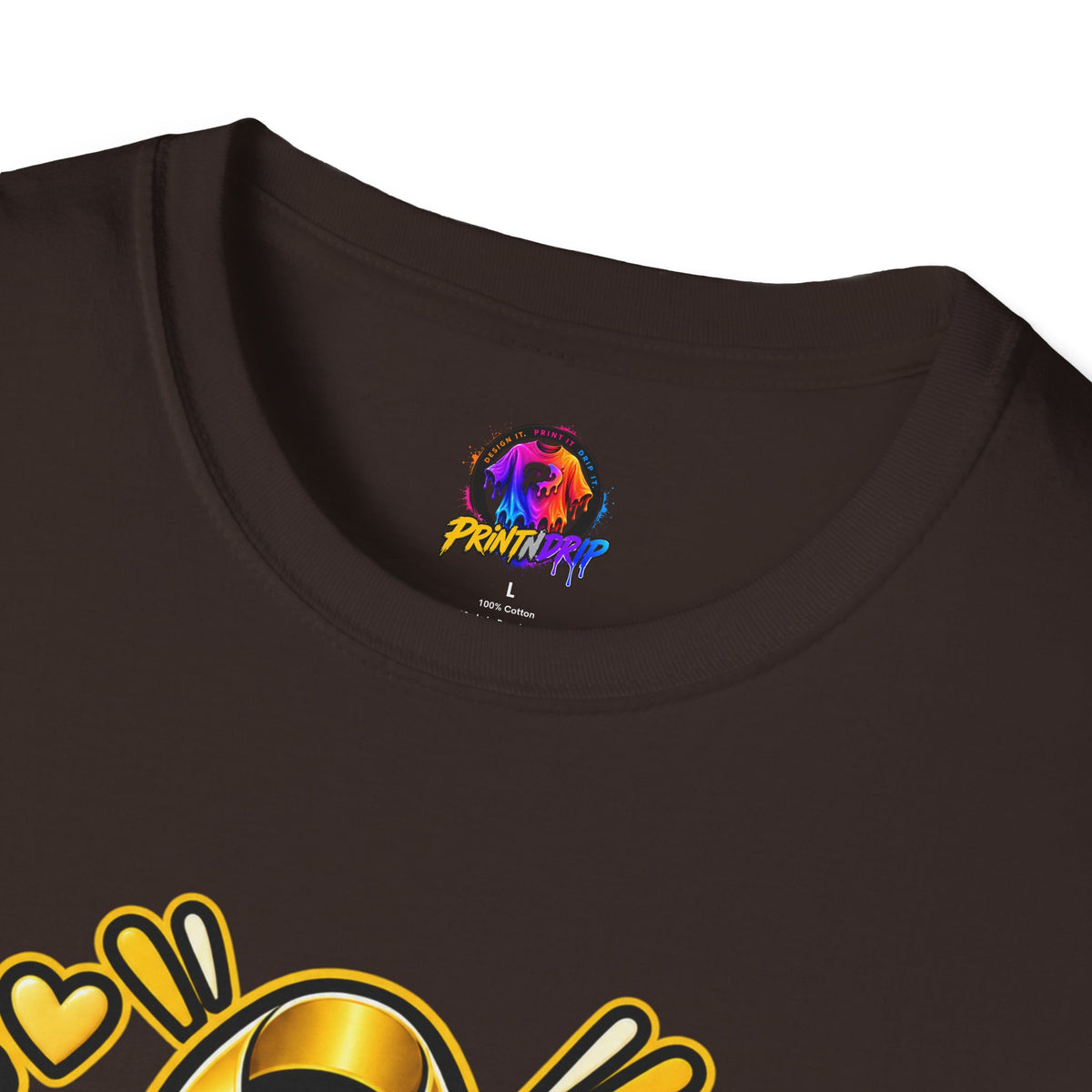 Childhood Cancer Awareness T-Shirt — "Love for the Little Warriors" Yellow Ribbon