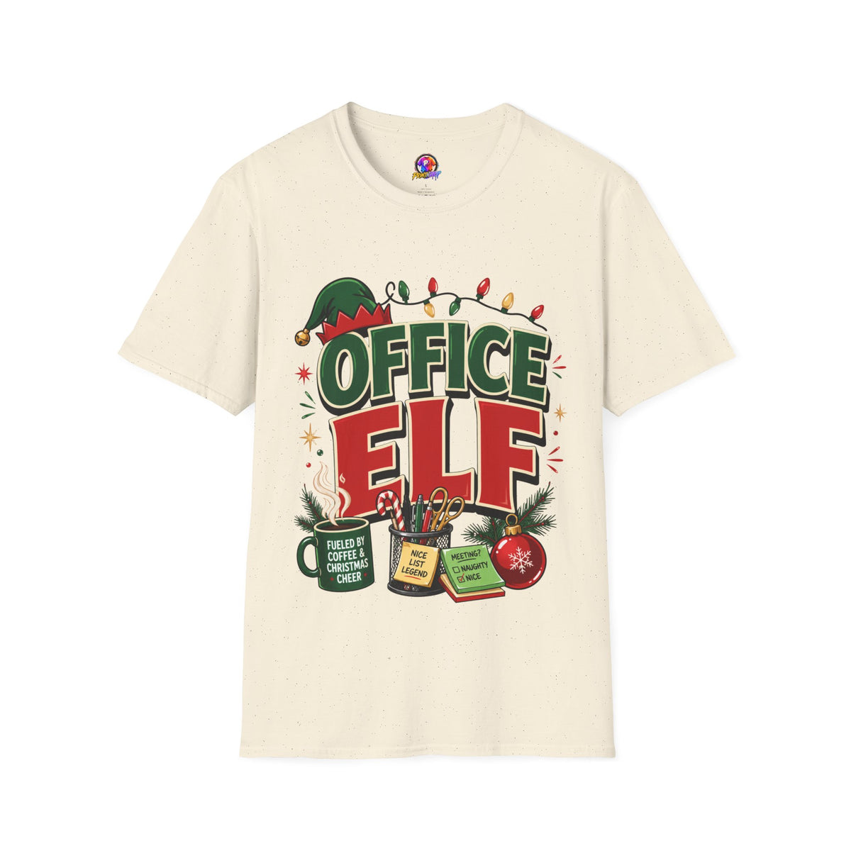 Office Elf T-Shirt — Funny Christmas Work Holiday Tee