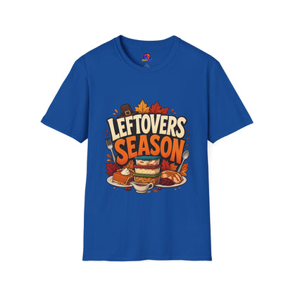 Leftovers Season T-Shirt — Funny Thanksgiving Turkey & Pie Graphic Tee