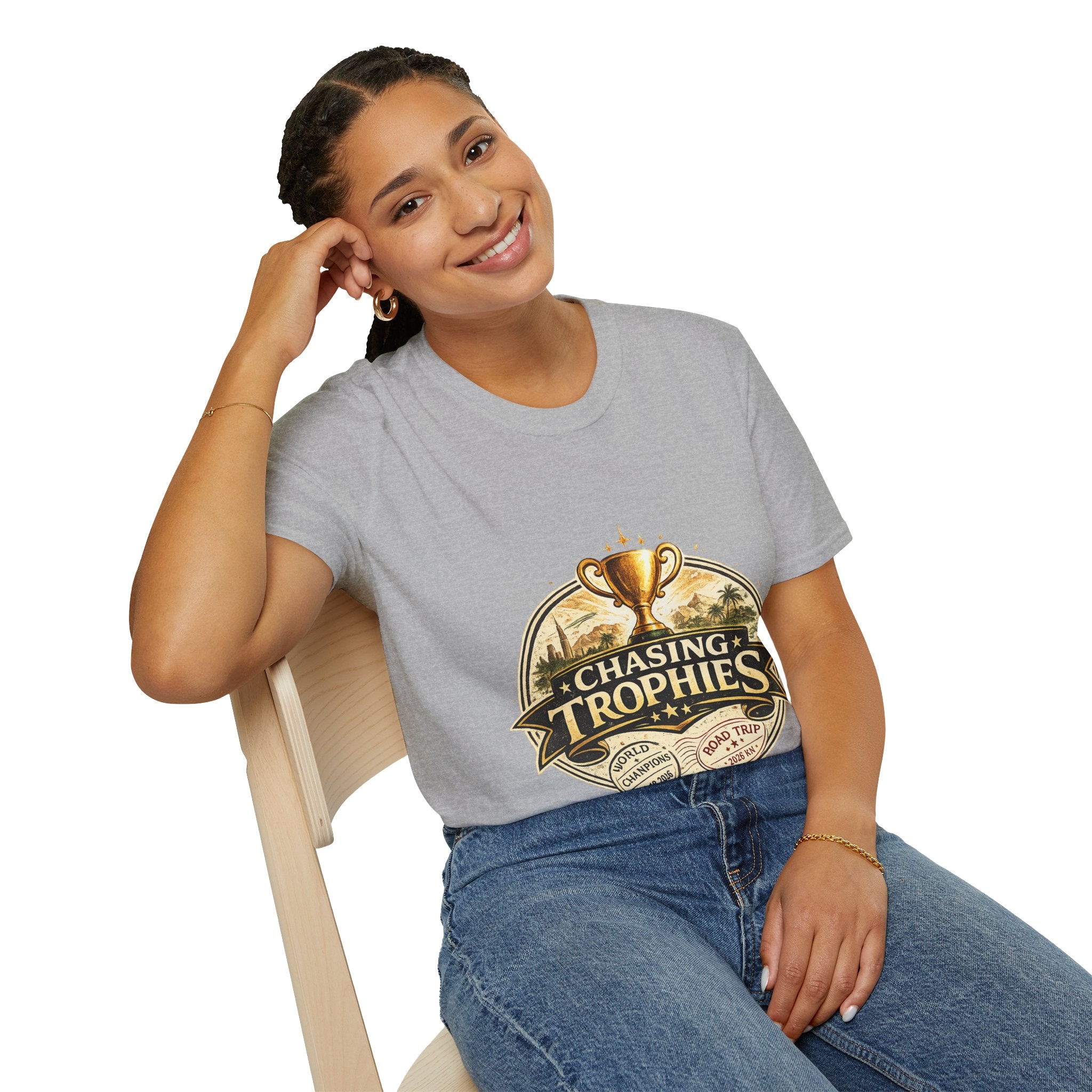 T-Shirt — Chasing Trophies Vintage Trophy Graphic Tee