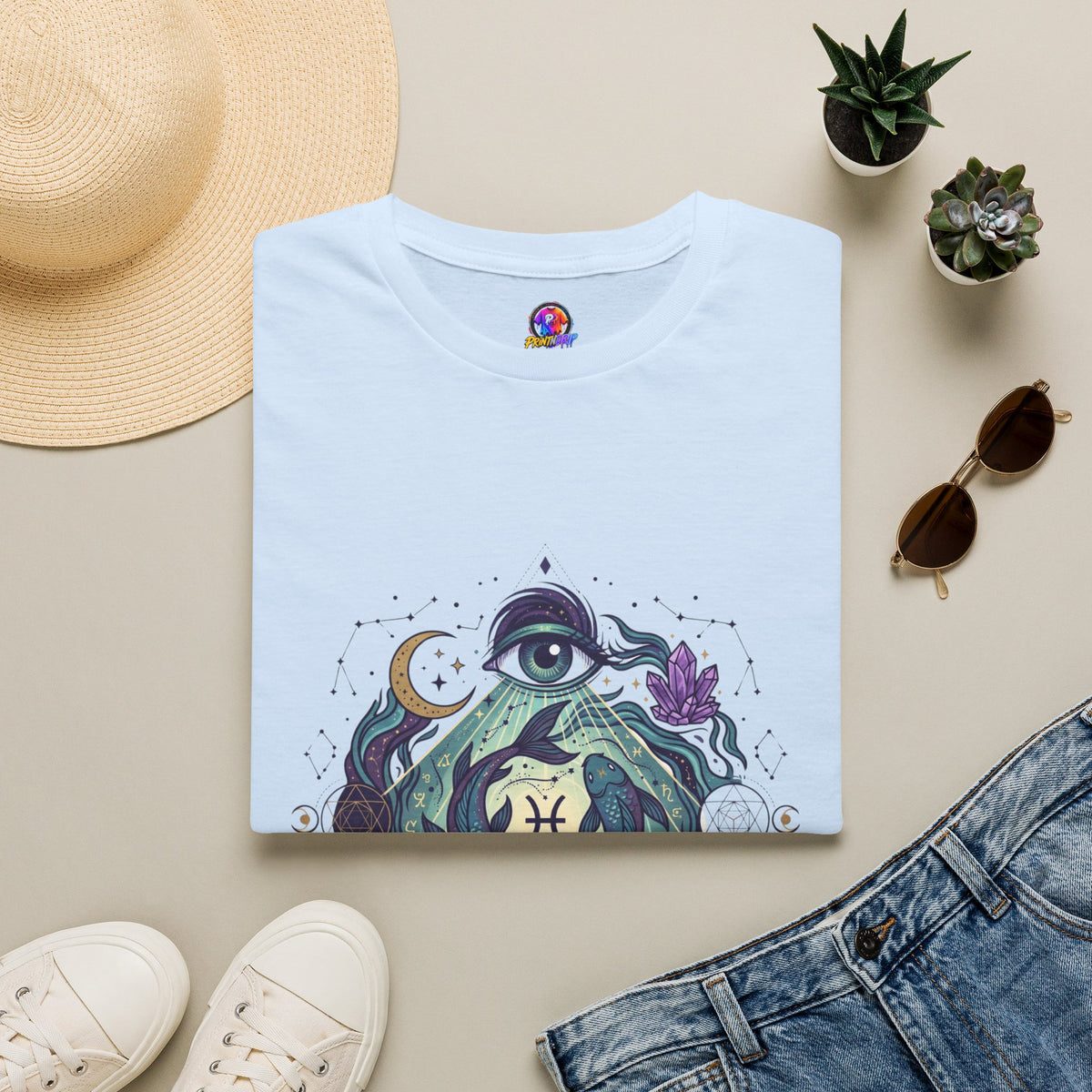Pisces Mystic T-Shirt — 'I See Things You Don't' Astrology Tee