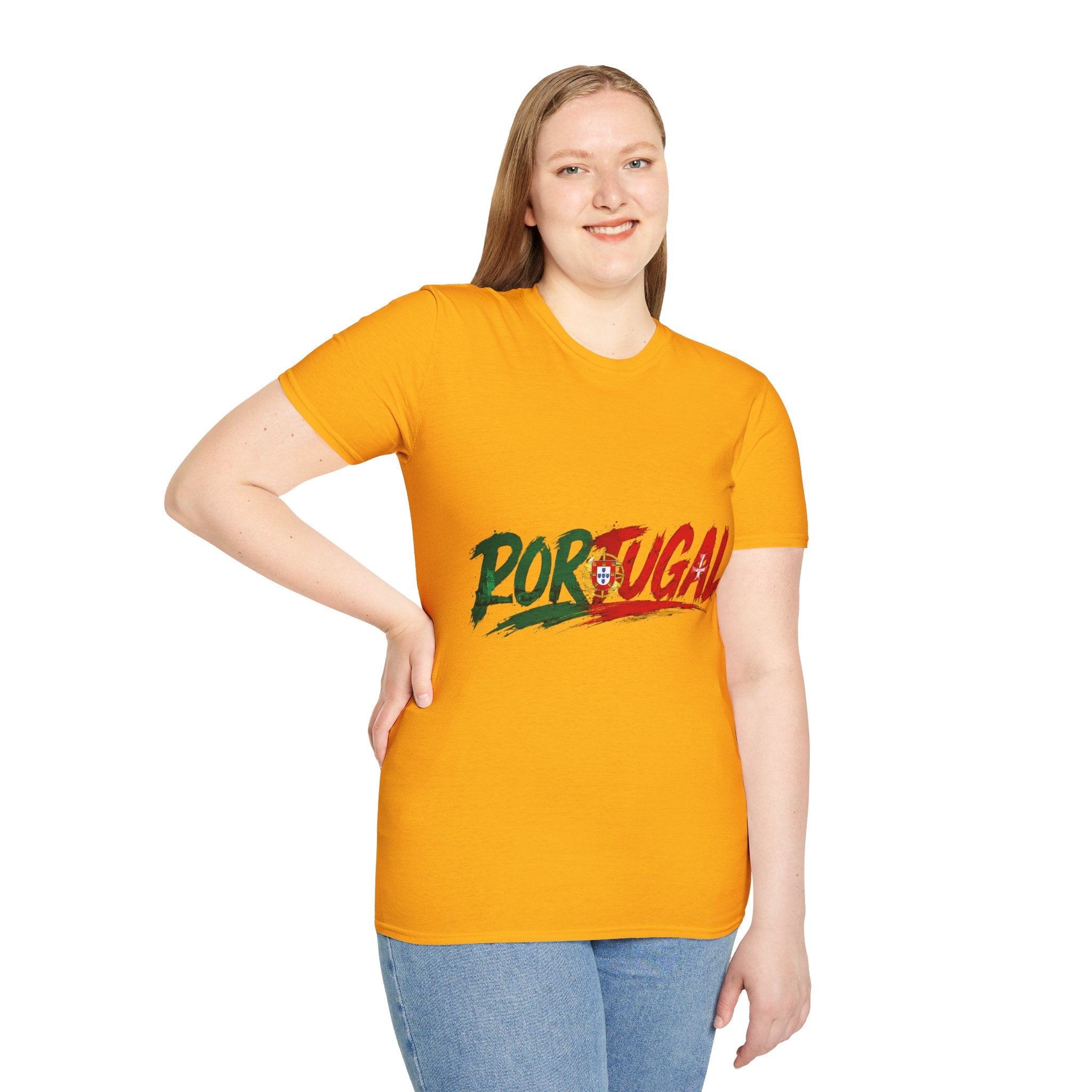 Portugal Flag Script T-Shirt — Portuguese Pride Tee