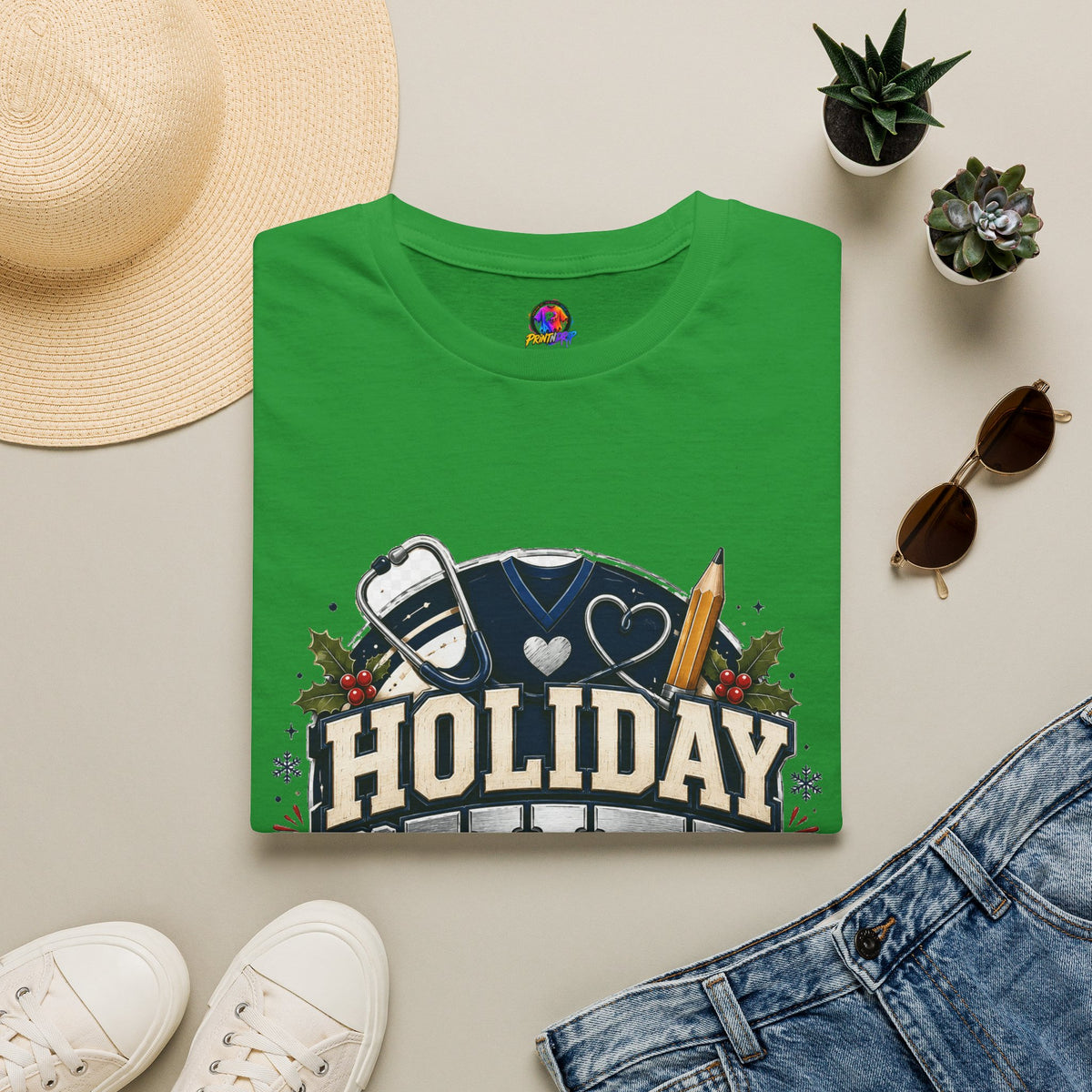 Holiday Shift Survivor T-Shirt — Nurse & Healthcare Worker Gift